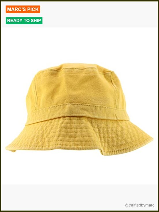 Oversize Cotton Bucket Hat for Men Women Unisex Outdoor